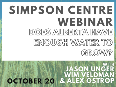 Does Alberta Have Enough Water to Grow? Expert Panel Discussion