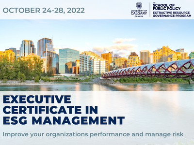 ESG Management - Executive Certificate Course